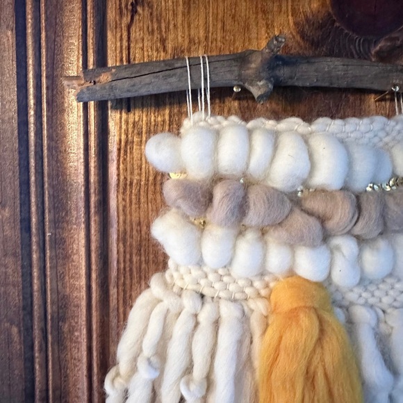 ✨ Original Fiber Arts Weave Wall Art ✨ Spell Boho Style Weaving ✨ - Picture 2 of 5